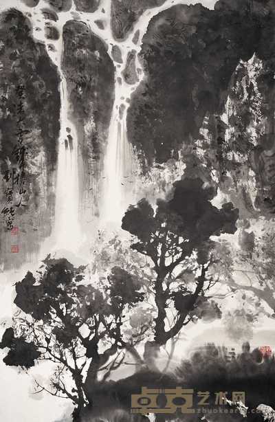 刘宝纯 2003年作 山水 镜心 68.5×106cm